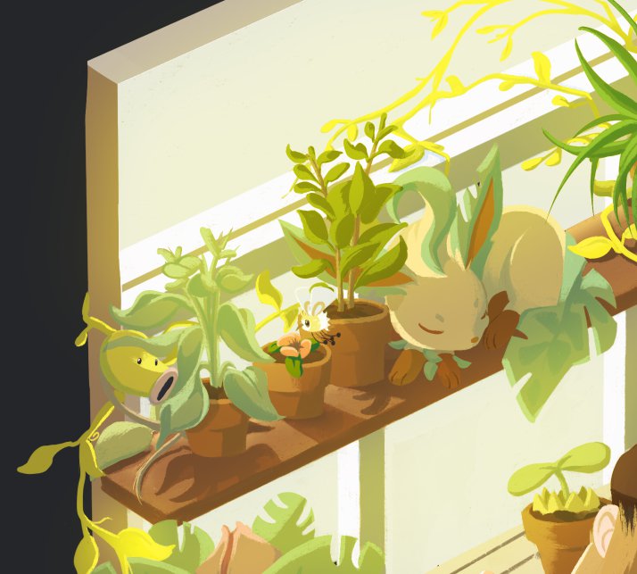 Early Morning in the Greenhouse- Commission for Recklessrae | Pokémon Amino