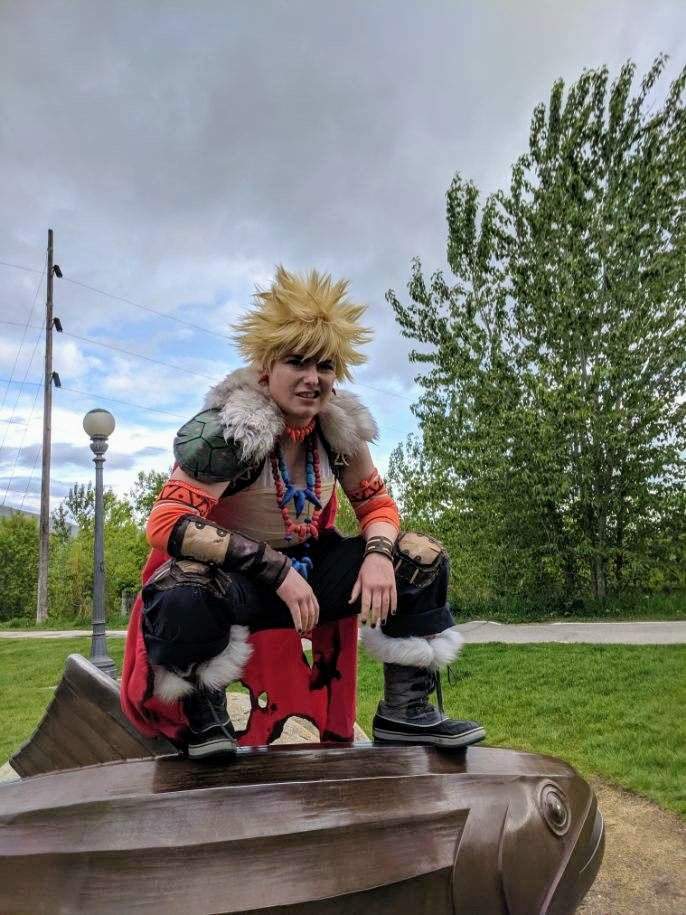 winter bakugou cosplay