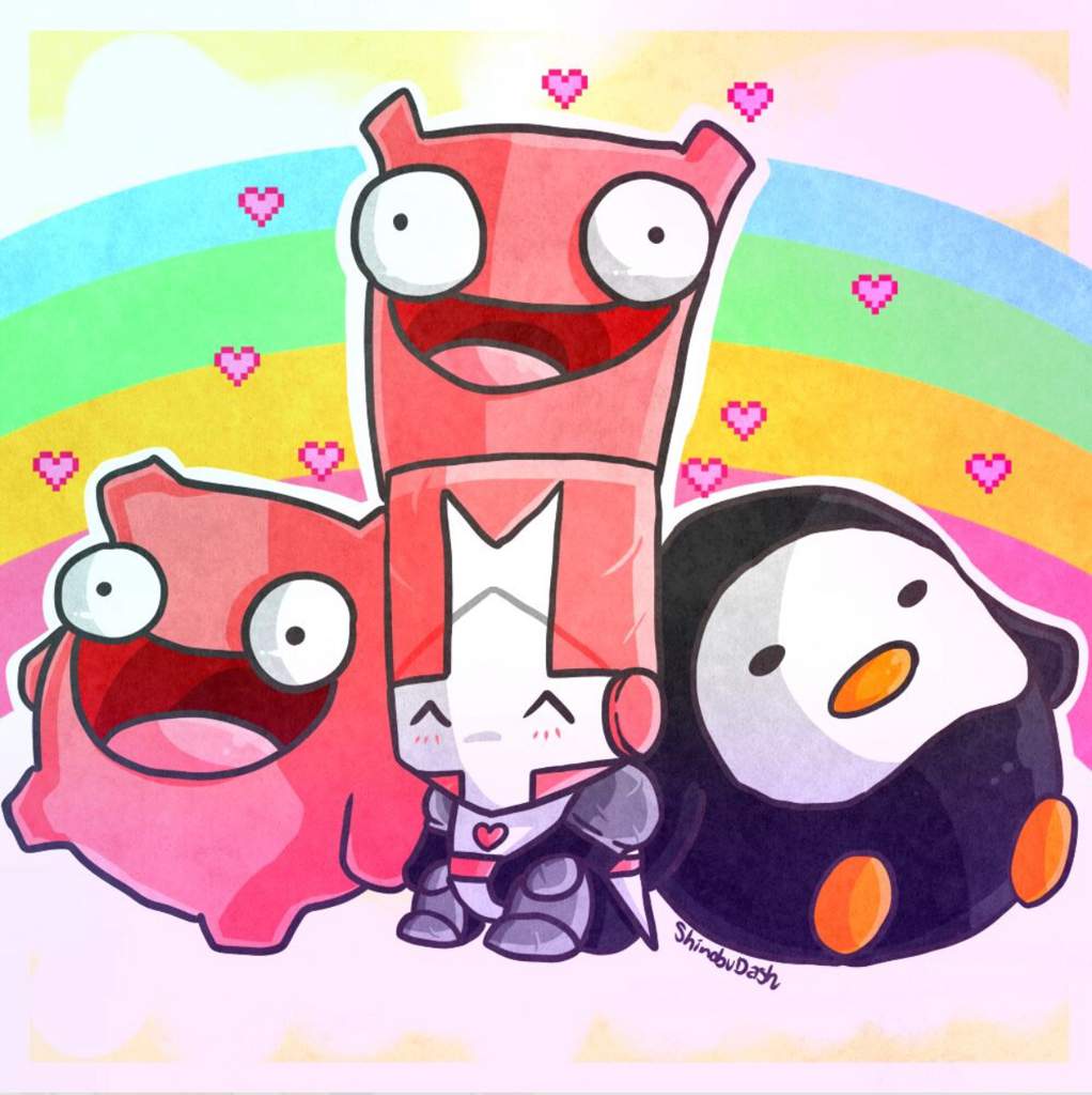 castle crashers pink knight plush