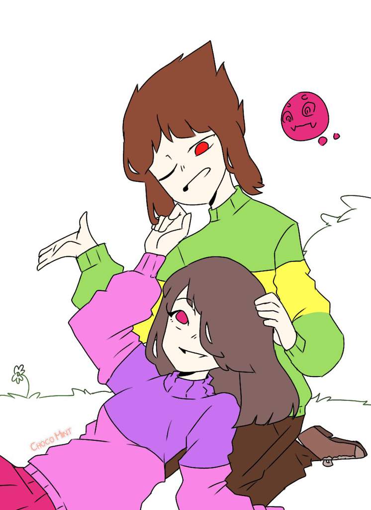 ..what if.. Chara and Betty is a ship.. | Glitchtale Amino