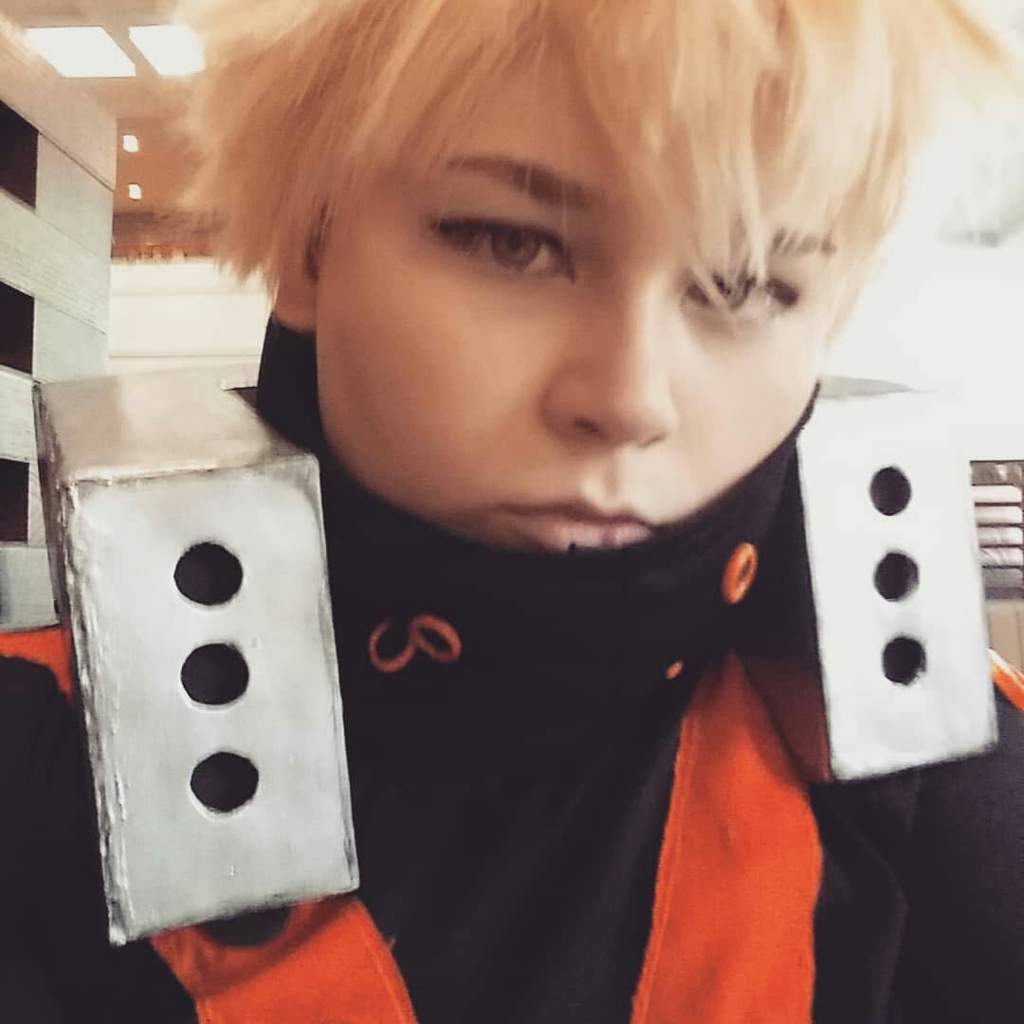 mha bakugou winter costume