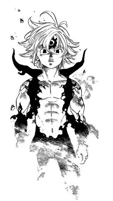 Dibujo de Meliodas Modo Asalto | Nanatsu No Taizai Amino™ Amino