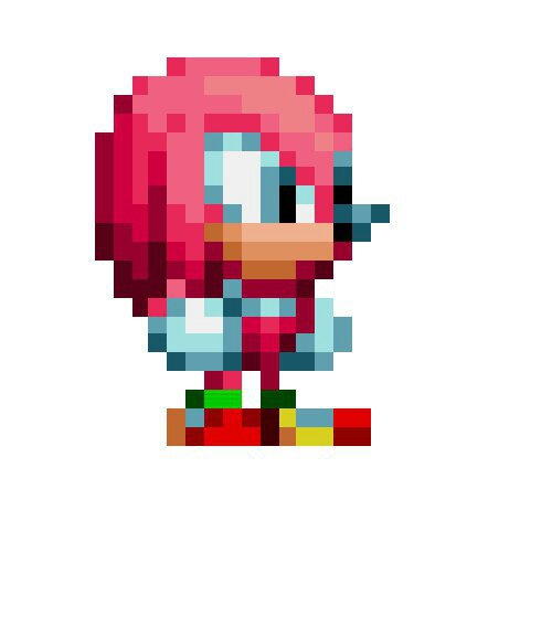 Pixel chibi Knuckles | Sonic the Hedgehog! Amino