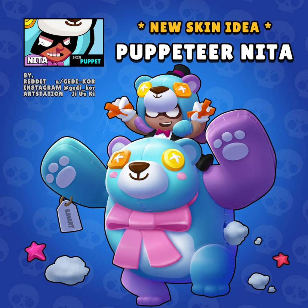 12 Melhores Skins Do Gedi Kor Brawl Stars Amino Oficial Amino - urso da nita de pelucia de brawl stars