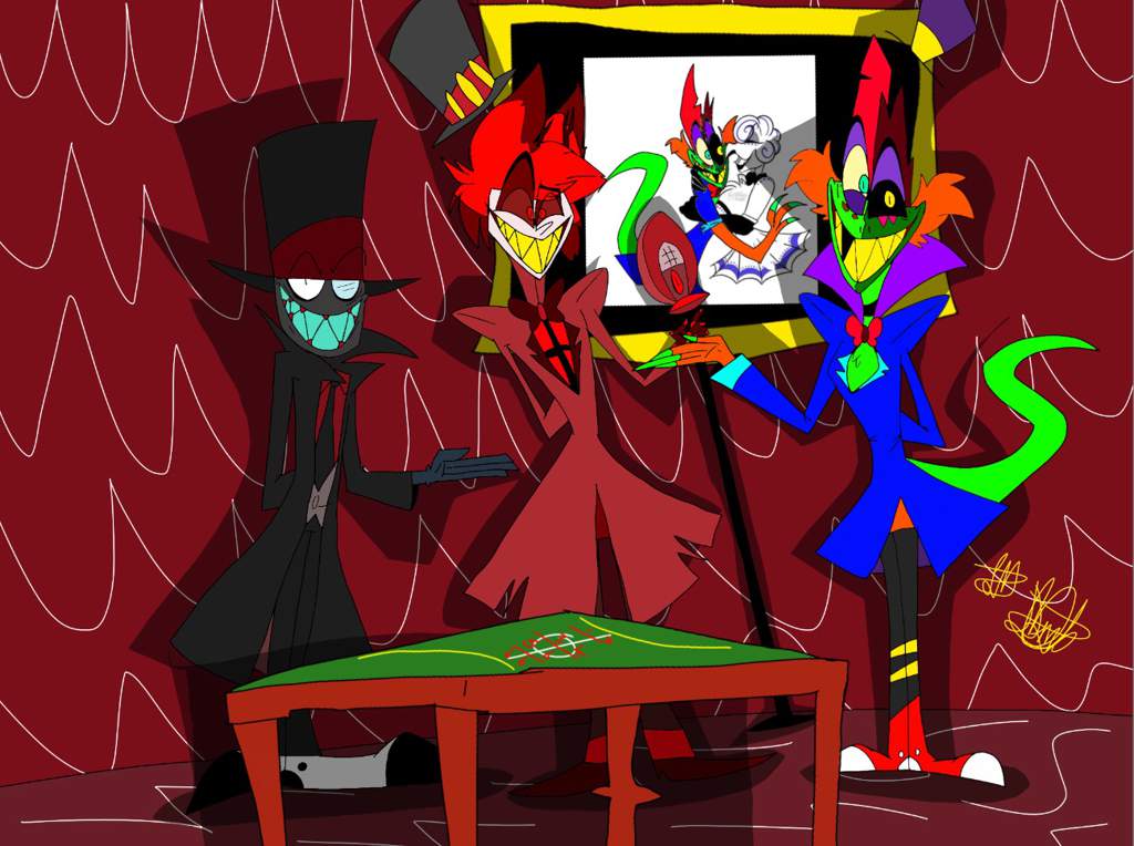 Smiling Demons: Black hat (villainous) Alastor (Hazbin Hotel) Dennis ...