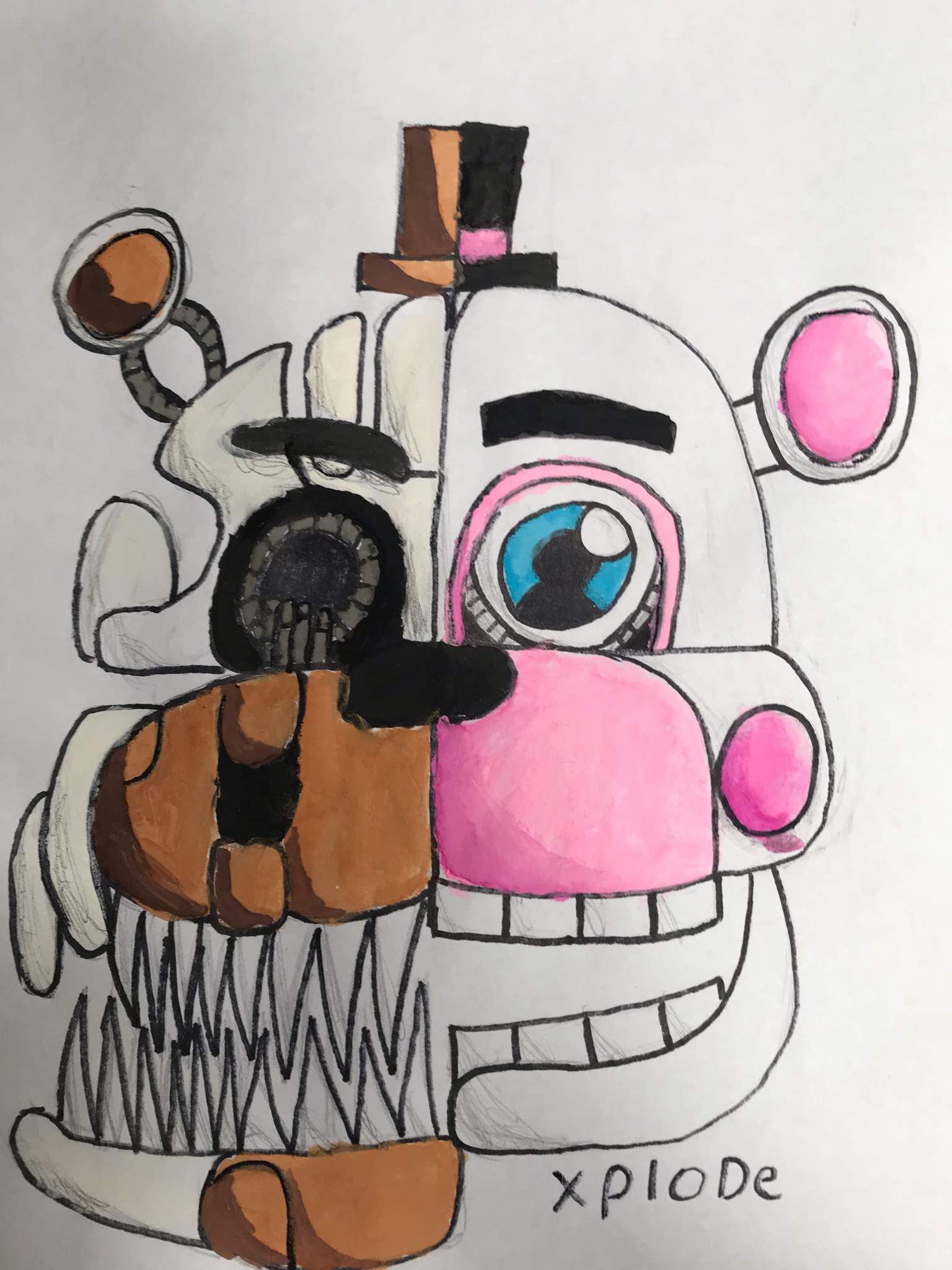 Funtime Freddy/Molten Freddy Art | Five Nights At Freddy's Amino