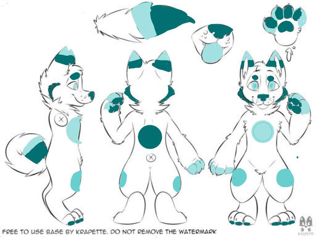 free furry reference sheet base Sheet reference thanshuhai deviantart