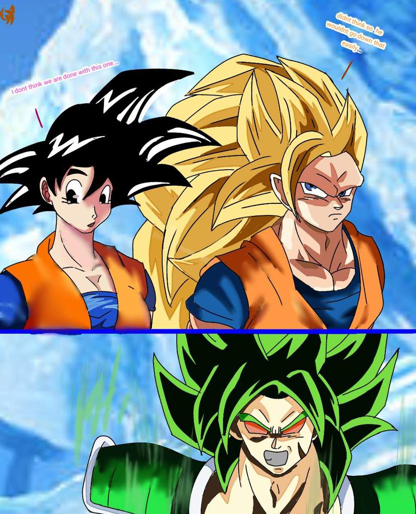 Dragon ball super goku[ssj3] and goki vs broly! | DragonBallZ Amino