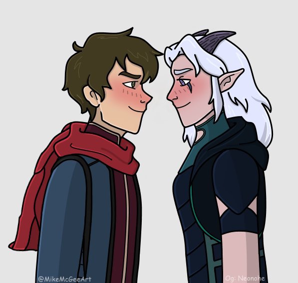 Rayllum kiss | The Dragon Prince Amino Amino