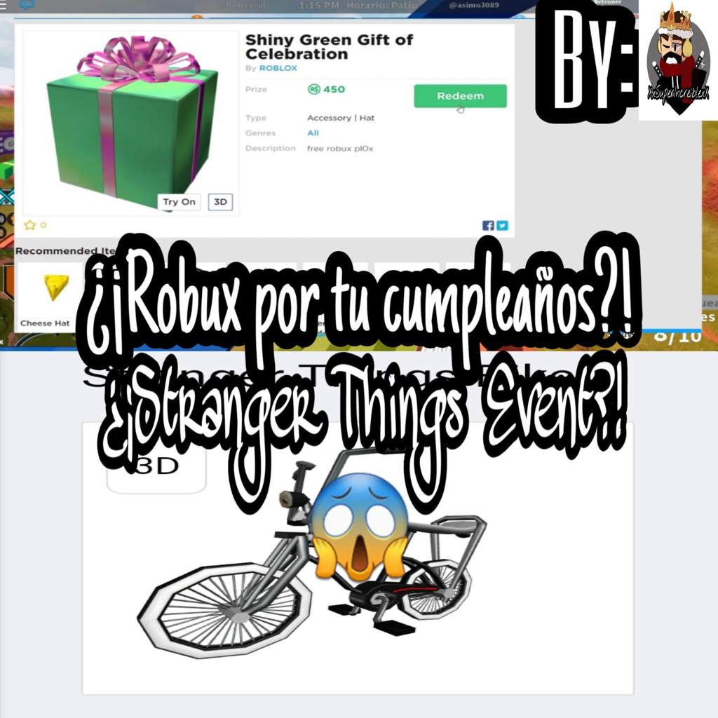 Robux Por Tu Cumpleaños Stranger Things Event - quiz for robux 2019
