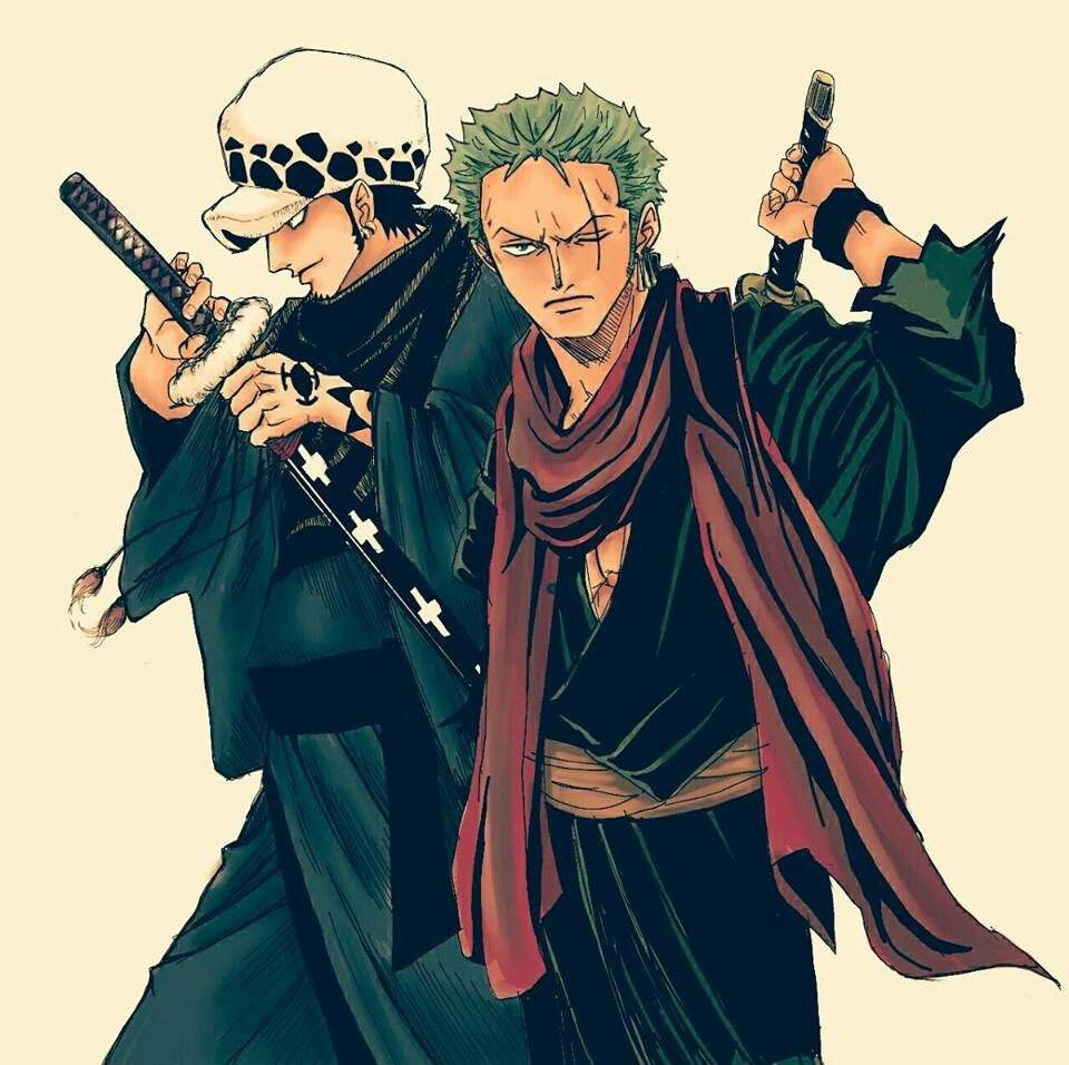 Zoro and Law vs Doflamingo | Battle Arena Amino Amino