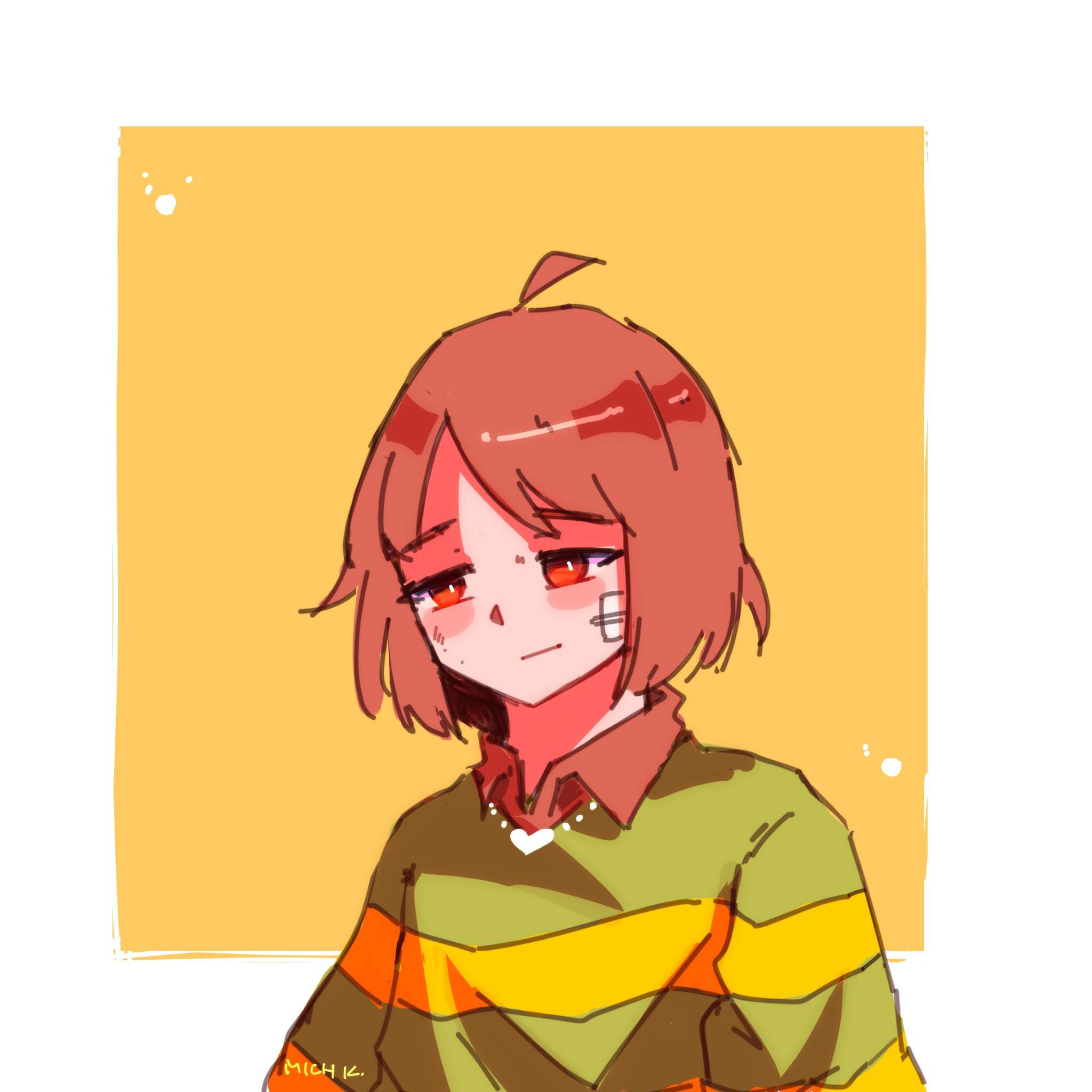 Чара Glitchtale ГЛИТЧТЕЙЛ