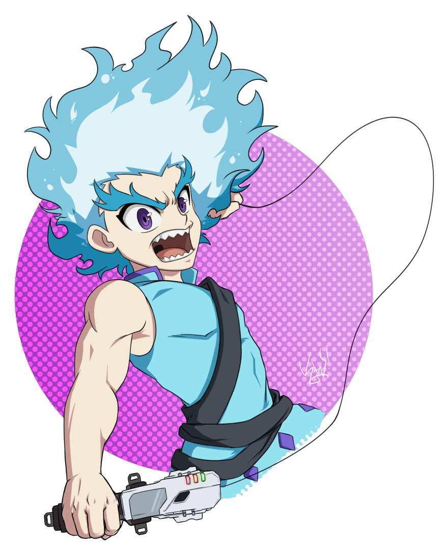 Lui Shirosagi launching! | Beyblade Amino