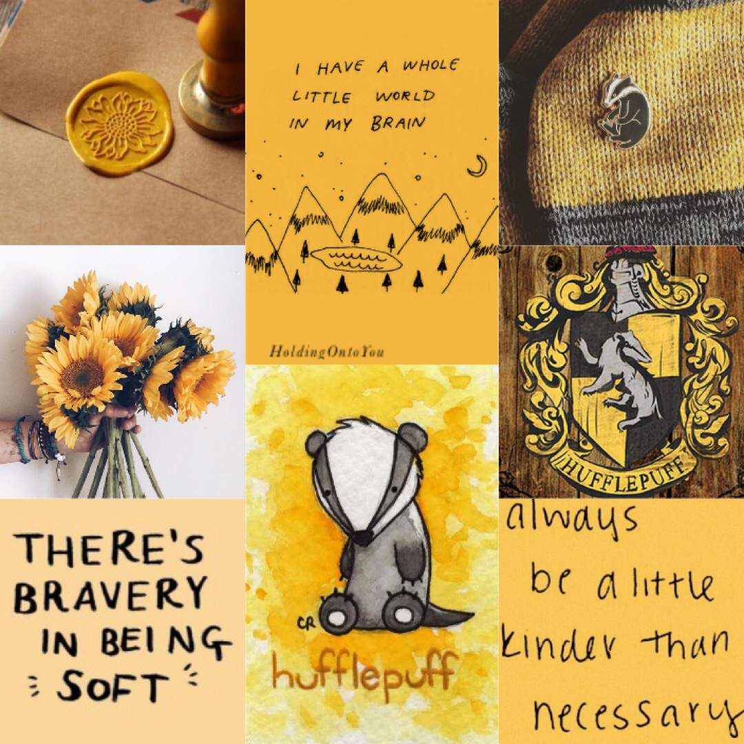 Hufflepuff Mood Board | Harry Potter Amino