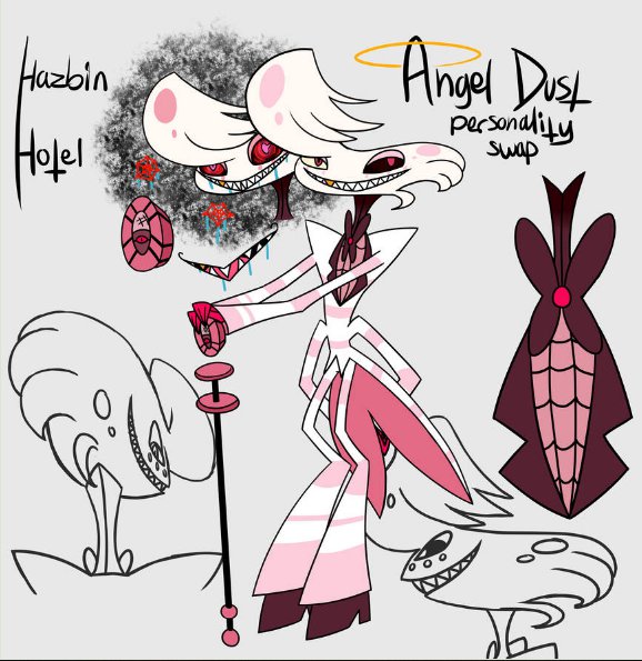 Role swap Angel Dust ref | Hazbin Hotel (official) Amino