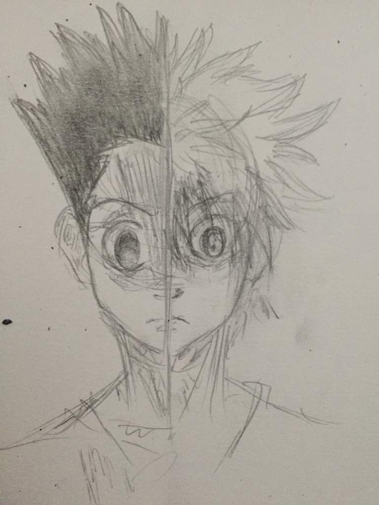 Gon And Killua Sketch Hunter X Hunter Amino