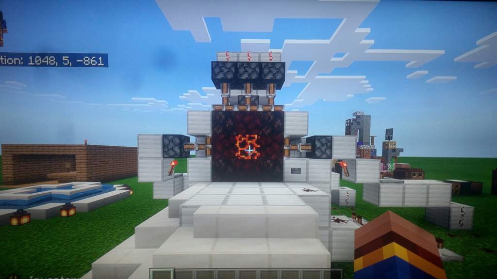 I Tried To Make A Redstone Door And Its The Biggest Thing Ever