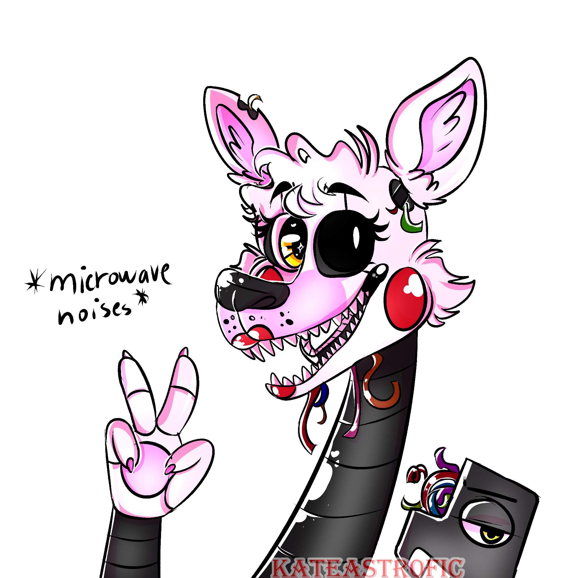 Some art: Mangle, Rockstar Foxy & Springtrap (GORE WARNING) | Five ...