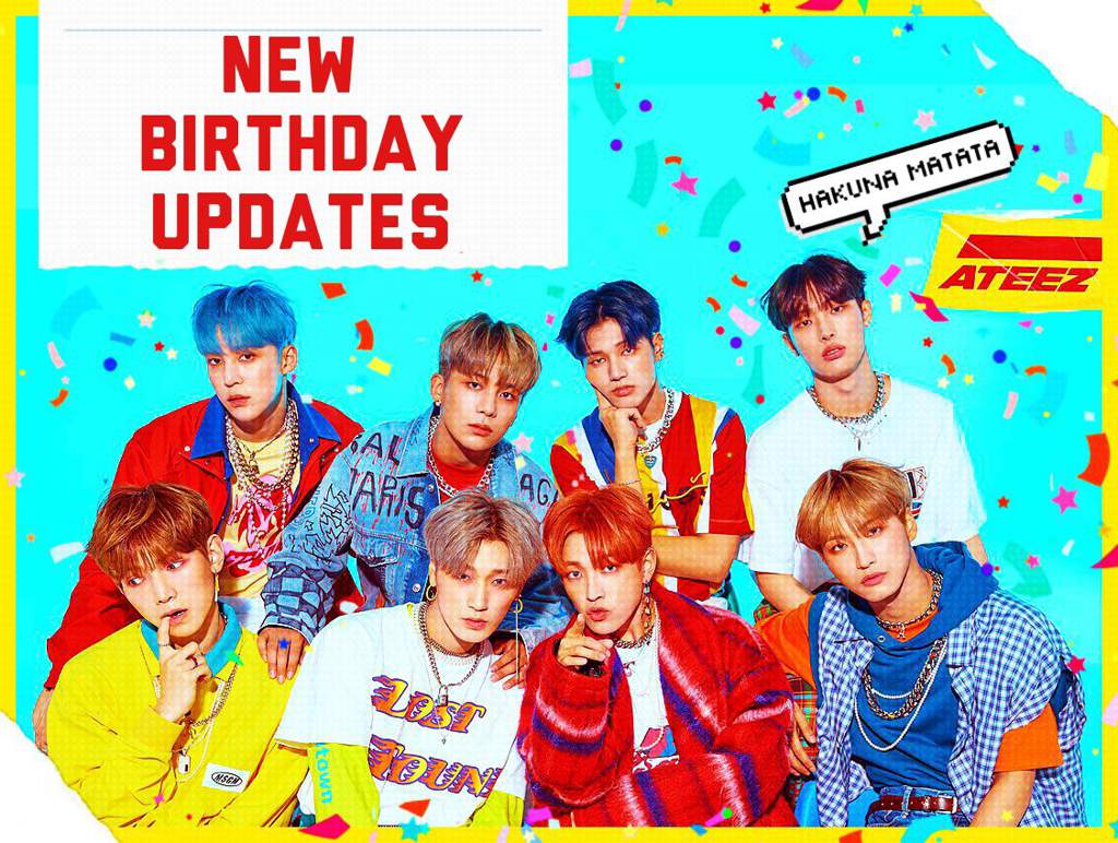 New Birthday Updates ATEEZ 에이티즈 AMINO Amino