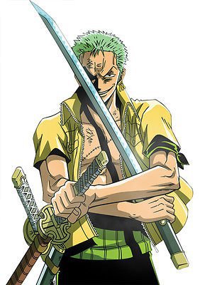 The winner of best green hair character tournament is Roranoa zoro💚 ...