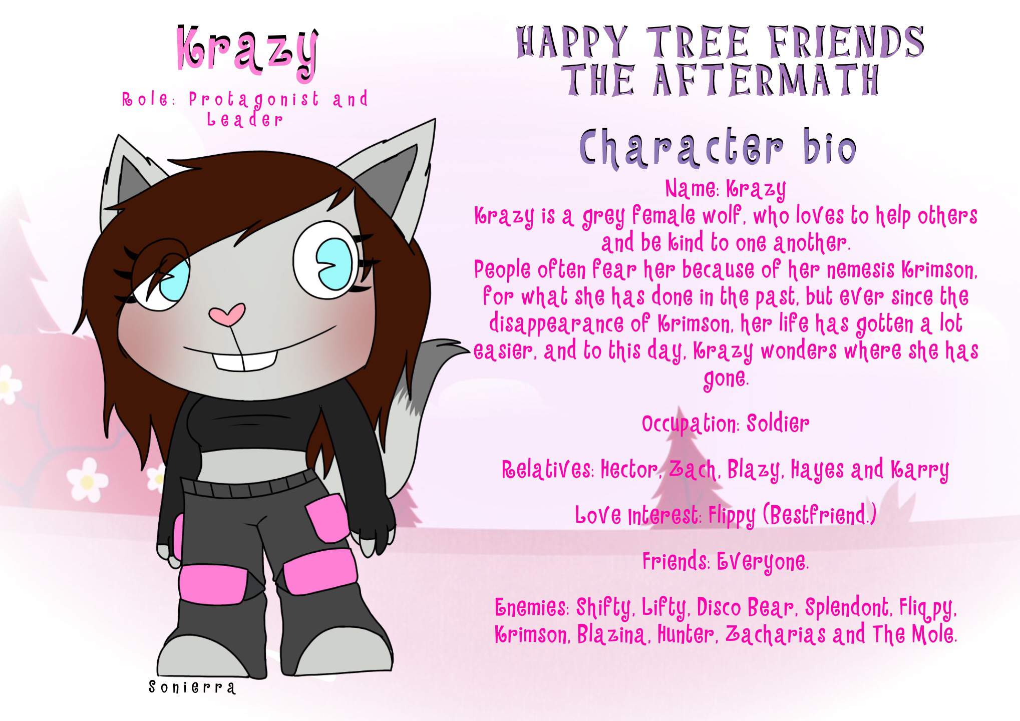 Krazy: Character Bio [Happy Tree Friends: The Aftermath] | Happy Tree ...