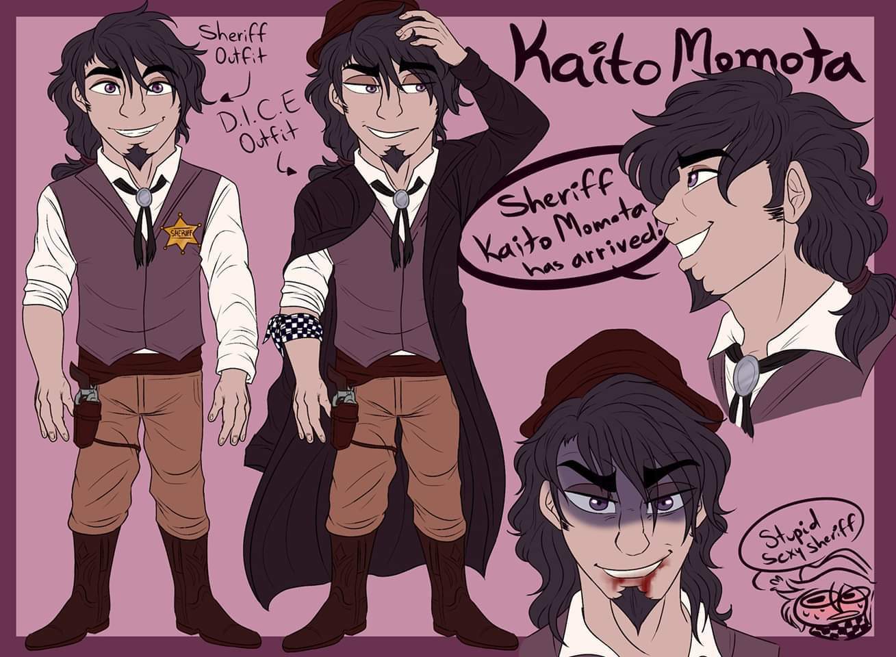 Cowboy AU: Kaito Momota Ref + Bonus | Danganronpa Amino