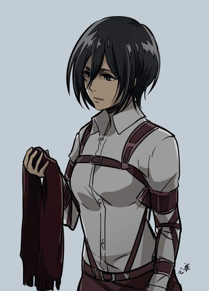 Un Fanart De Mikasa cuando decide dejar su bufabda | Attack On Titan Amino