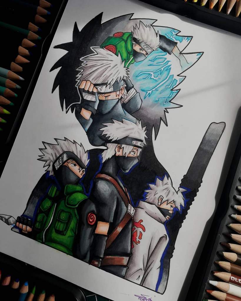 Cool Obito Dessin  Naruto Kakashi  Random Spirit