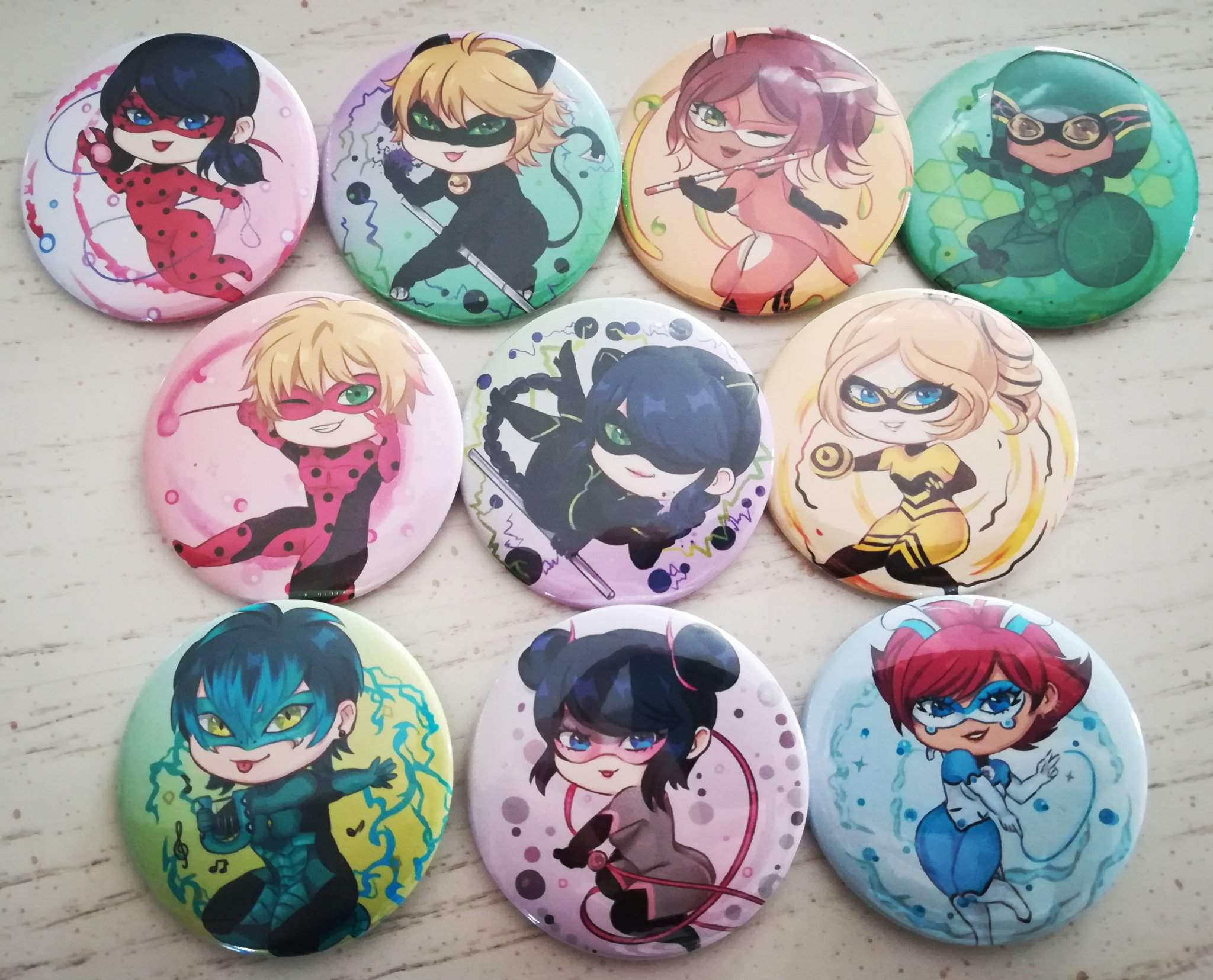 Miraculous Buttons | Miraculous Amino