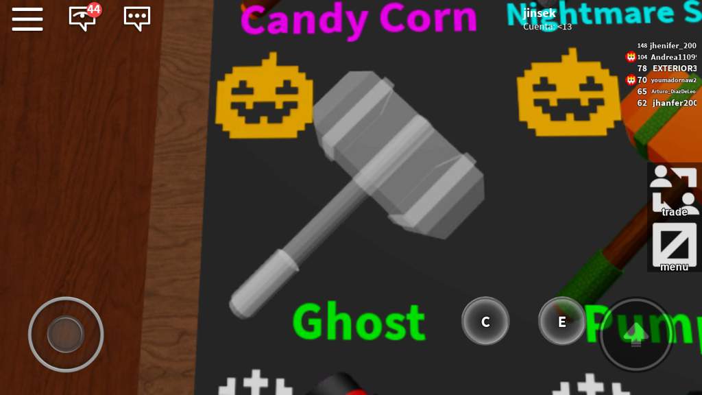 Alguien Tiene Algún Ghost Hammer Y Lil Spooky Roblox - when you play a spooky roblox game and it has a cheap but
