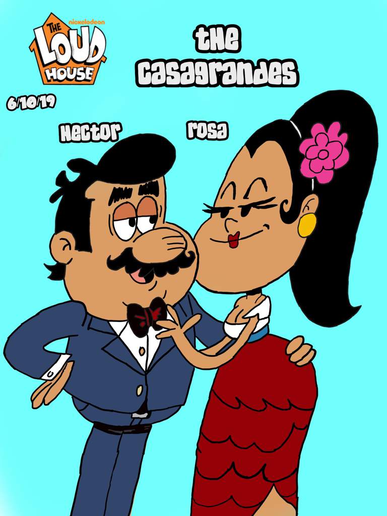 Young Rosa & Hector Casagrande.