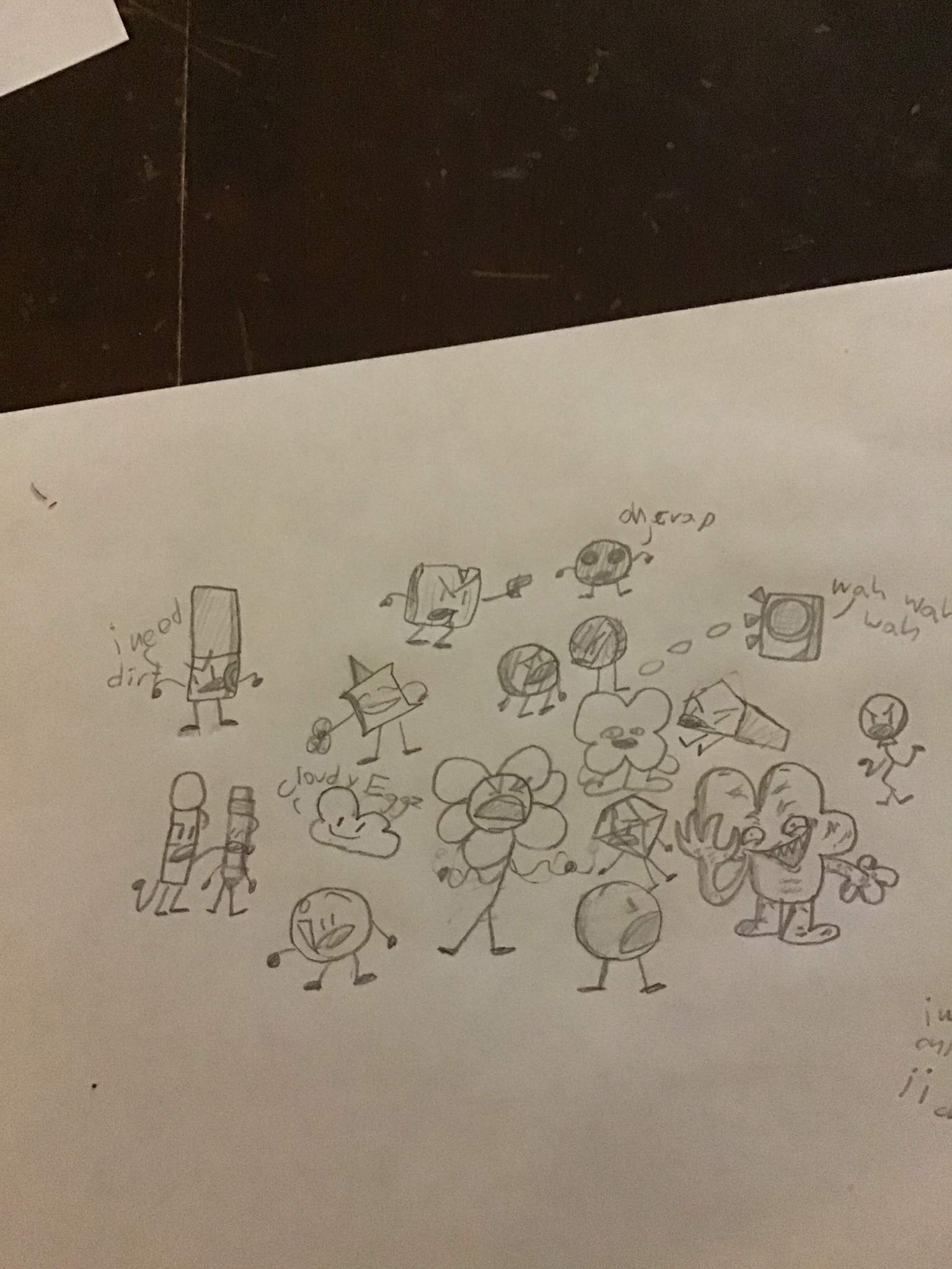 Bfb doodles | Object Shows Amino