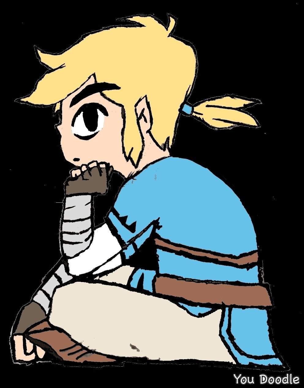 BOTW Toon Link colorized | Wiki | Zelda Amino