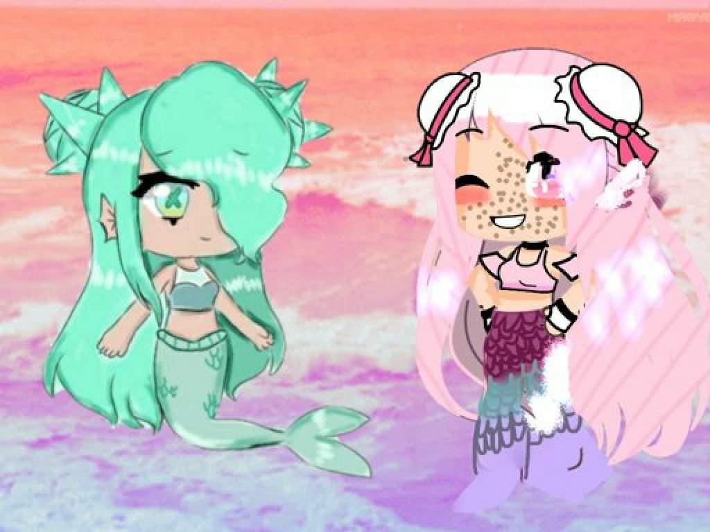 ~Collab with Maddyx Maguire!!~ Theme mermaid~ | Gacha-Life Amino