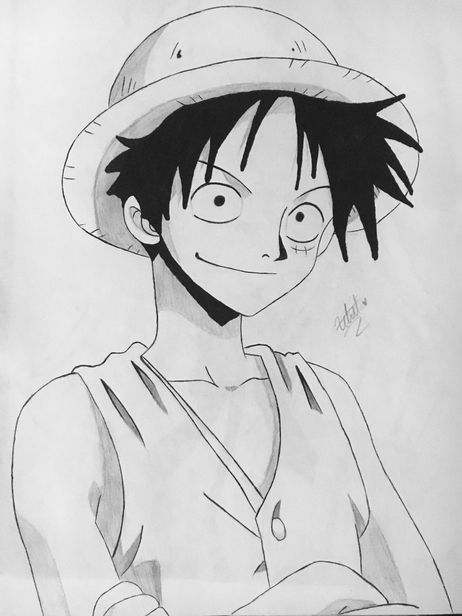 Drawing: Monkey D. Luffy (One Piece) | Anime Amino