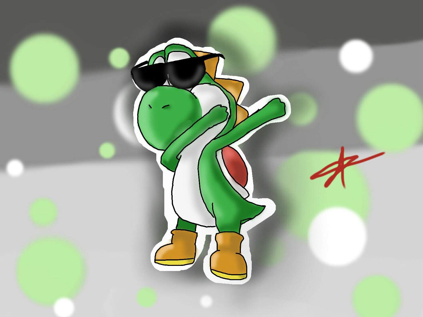 Yoshi effectue le dab | |Nintendo France| Amino