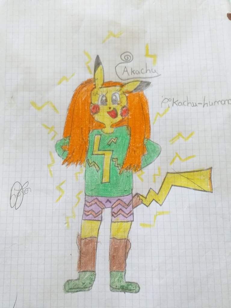 Dibujo Pikachu Humanaakachu💛 💛pokémon Español Amino💛 Amino