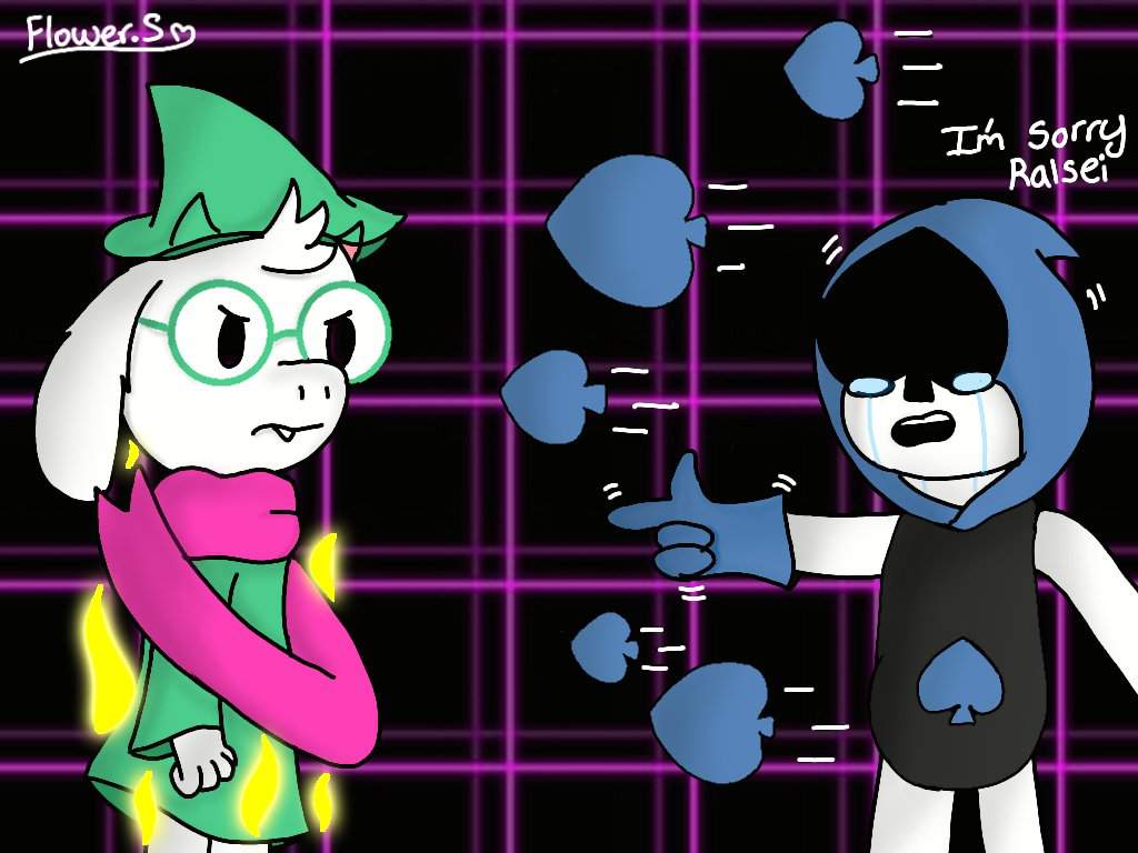 Deltarune lancer x ralsei