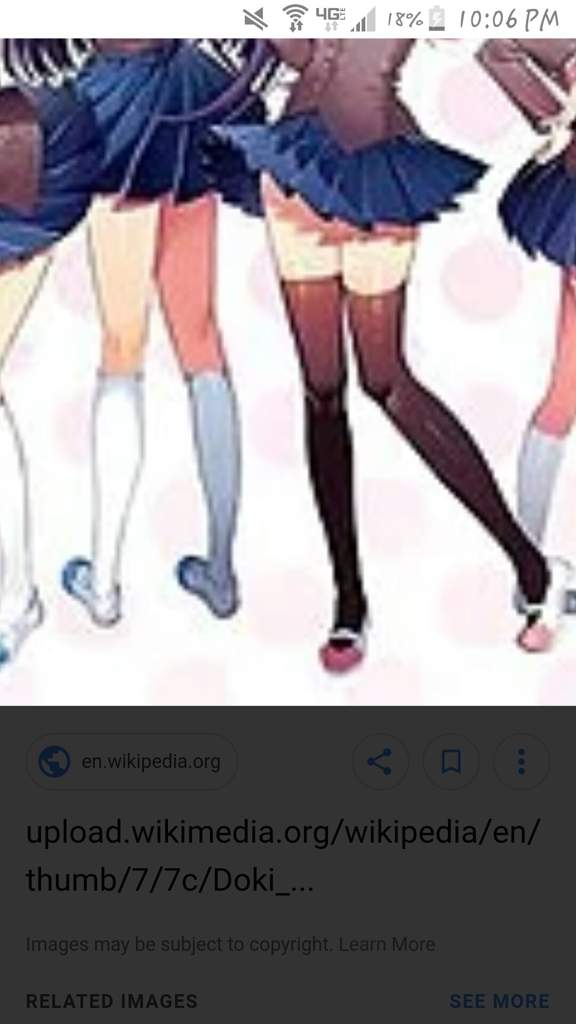 Why does monika have different socks and shoes from the others? | Doki Doki  Literature Club! Amino