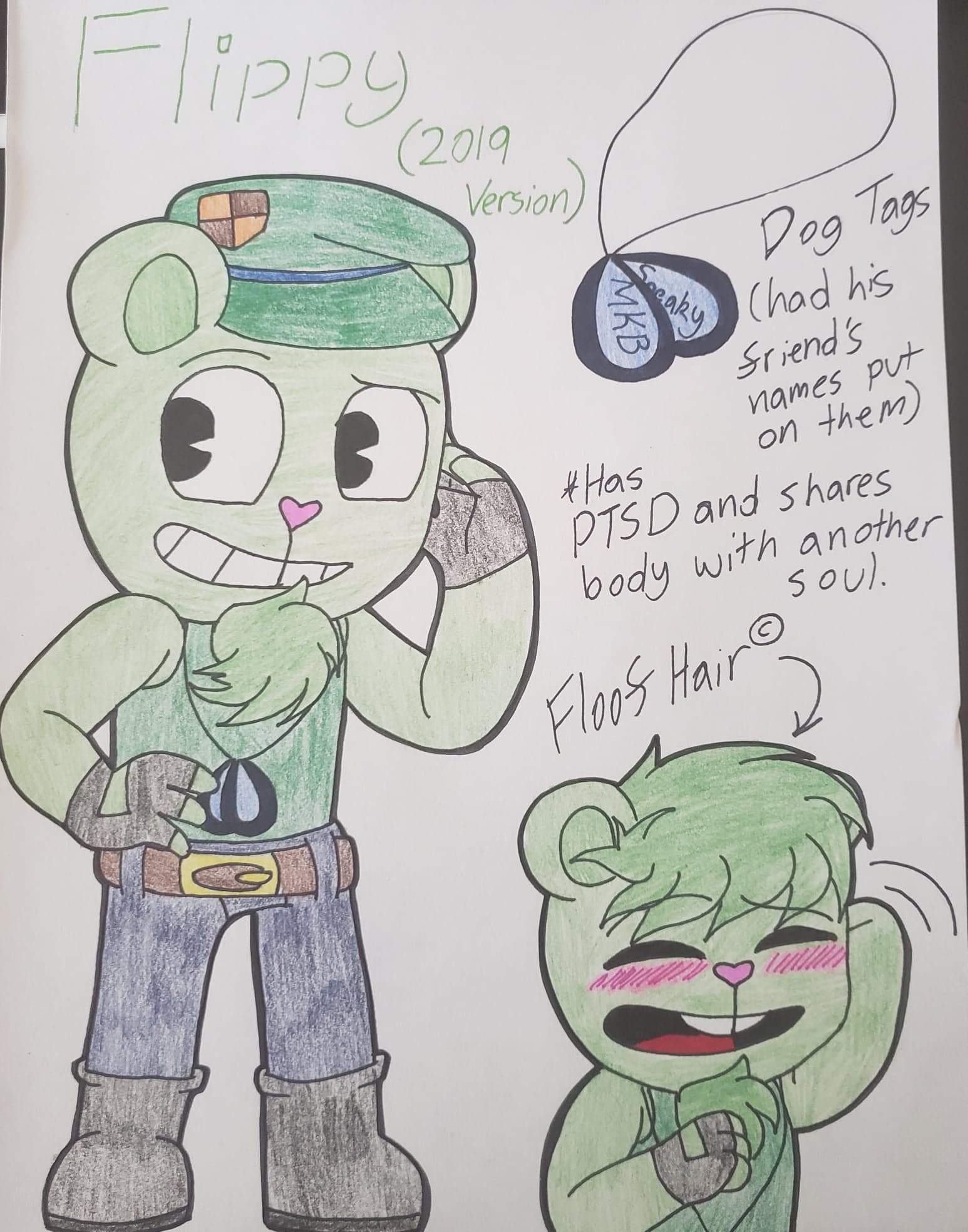 Flippy (2019 Version) | Happy Tree Friends Amino