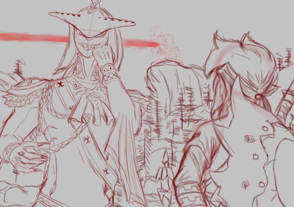 Sidon and Link fanart! | Zelda Literate World Amino