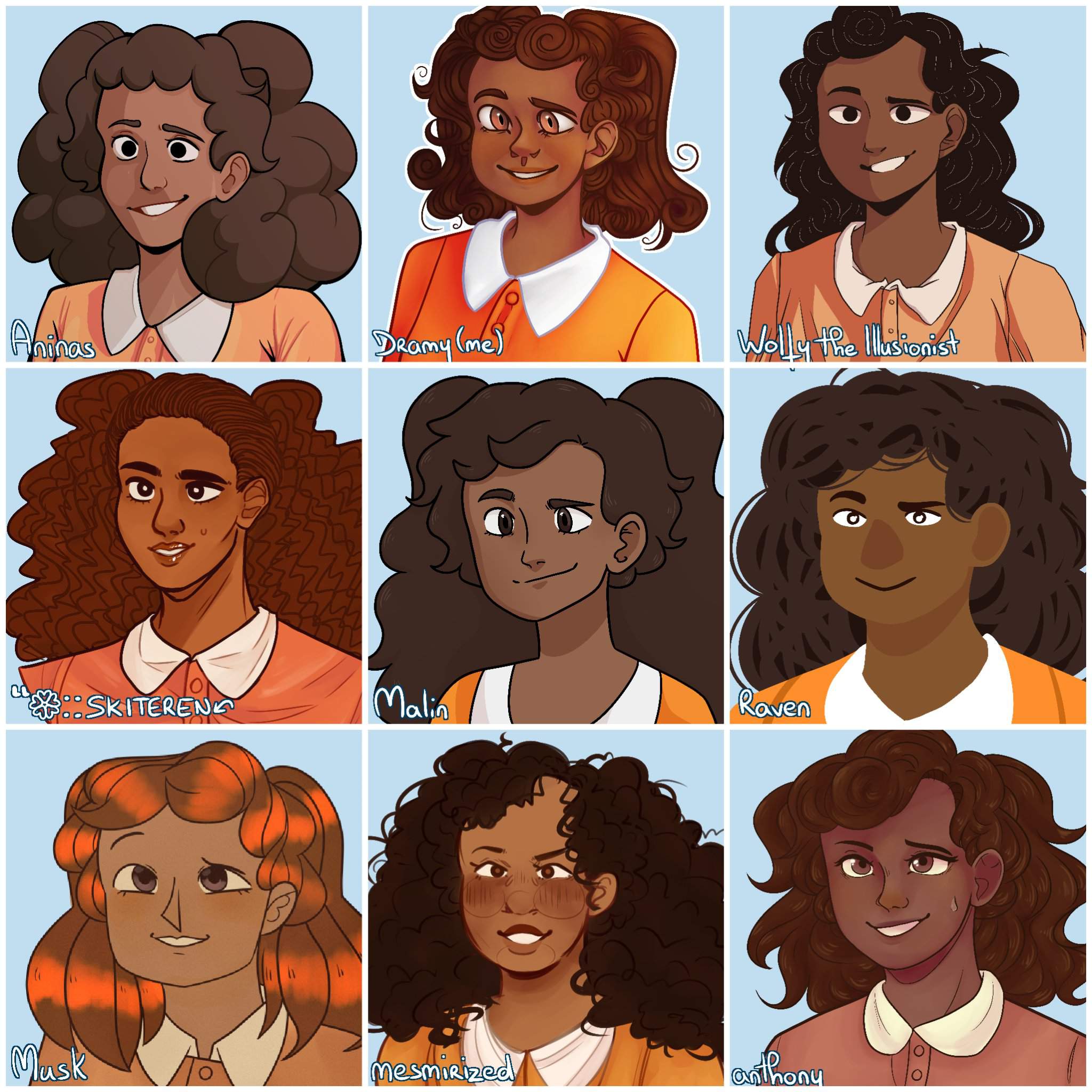 Friends art style challenge 2.0 thingy but edited | Hamilton Amino