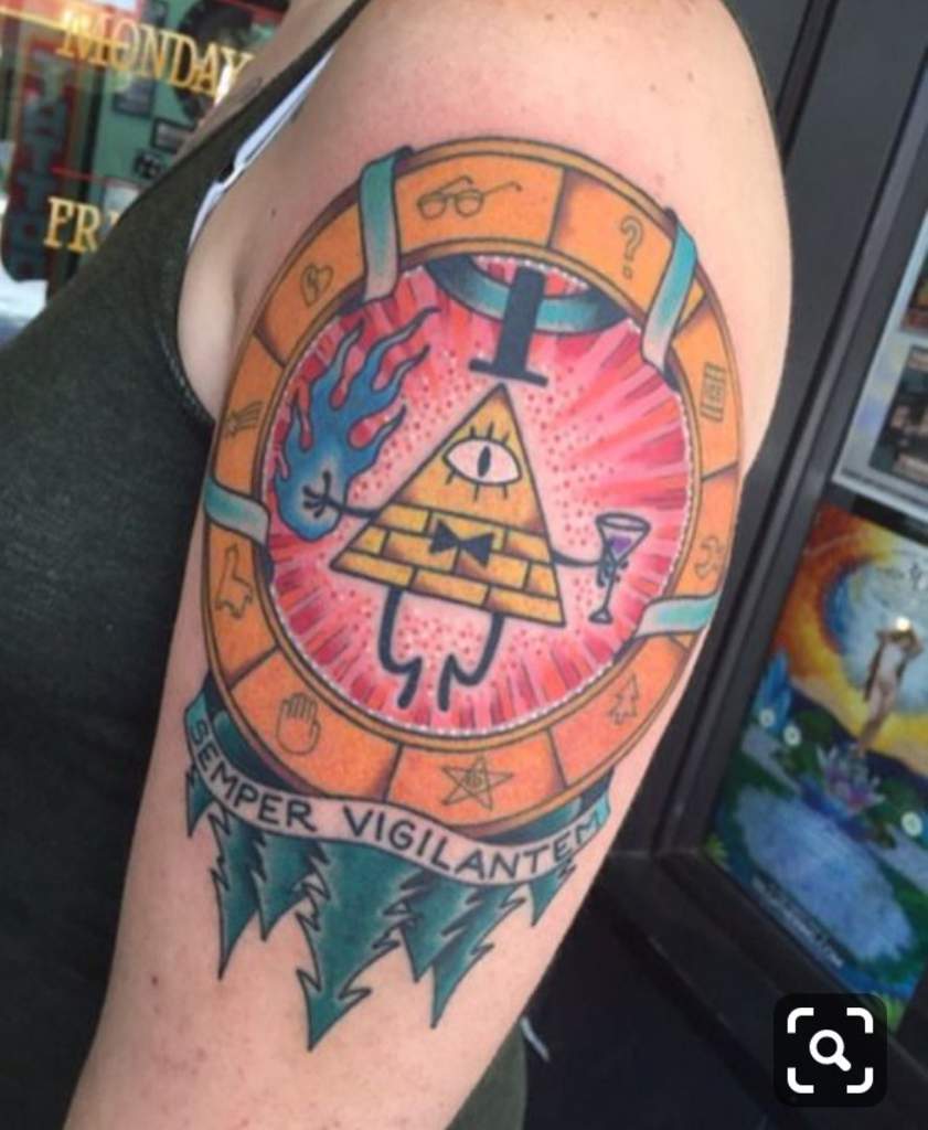 Татуировки- как отдельный вид искусства, подборка лучших с Gravity Falls.