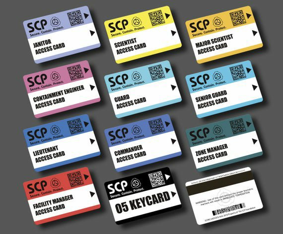 Item: "Standard Non-Anomalous Keycards" | SCP Foundation Amino