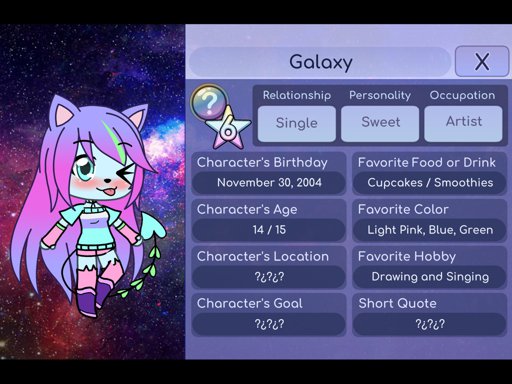 Galaxy Gacha Kitty Gacha Life Amino