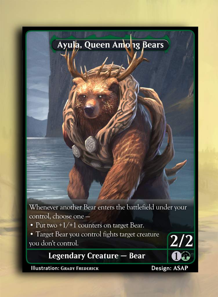 English Modern Horizons MTG Magic 4x Ayula Queen Among Bears NM-Mint 