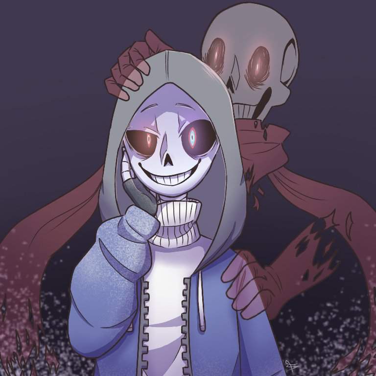 Dusttale Sans and Papyrus fanart | Undertale Amino