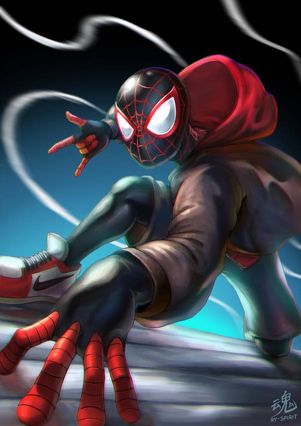 Spiderman(Miles Morales) vs Blade | Marvel Amino