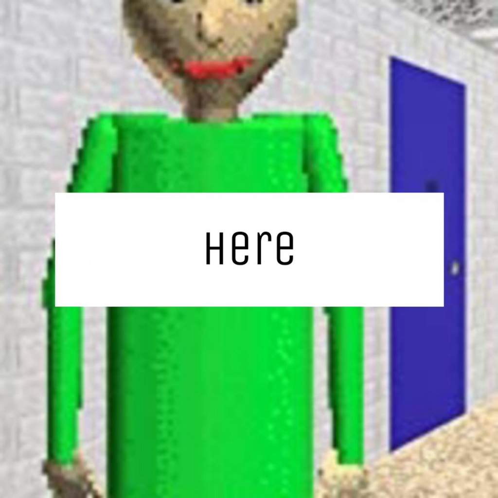 Fanart No. 1 | Baldi's Basics Amino