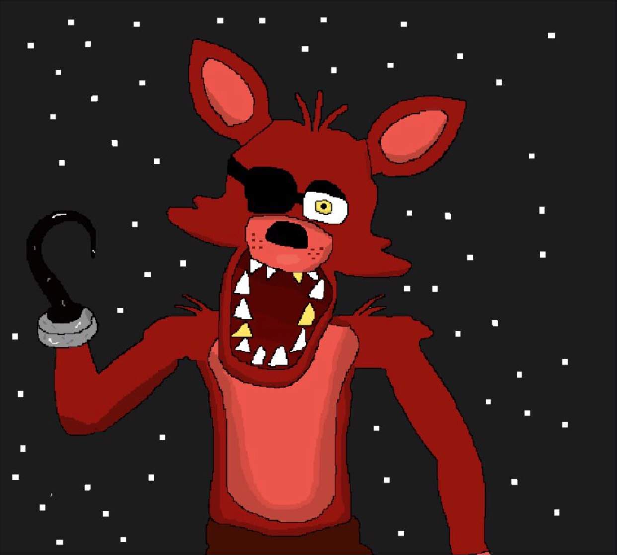 Fixed Foxy Pixel Art | Five Nights At Freddy's Amino